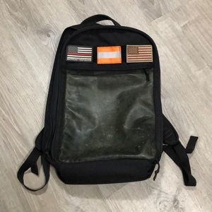 Recycled Firefighter Everyday Carry Backpack.